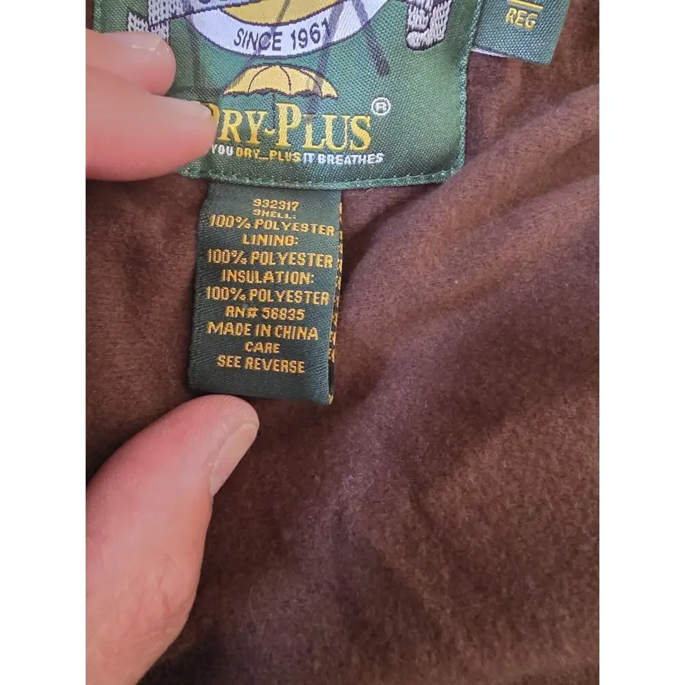 Cabela’s Dry Plus Jacket Mens L Camo Hunting - Ceclusion Classic Pattern